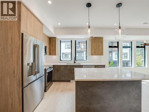 910 Lakeside Drive Unit# 203, Nelson, BC - Indoor Photo Showing Kitchen With Upgraded Kitchen