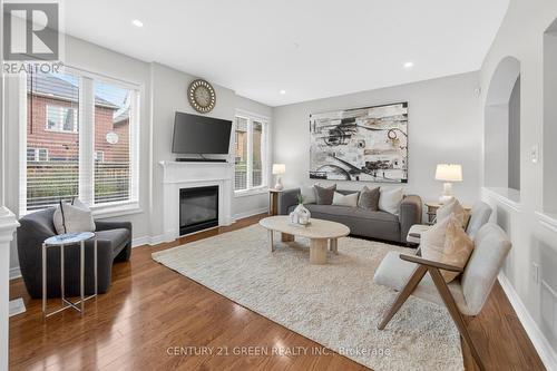 265 Scott Boulevard, Milton, ON - Indoor Photo Showing Living Room With Fireplace
