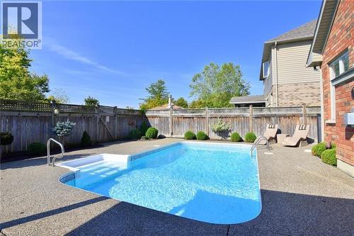 12 Degrow Crescent, Binbrook, ON - Outdoor With In Ground Pool With Backyard