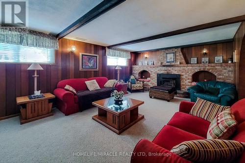 337 Mcneilly Road, Hamilton, ON - Indoor Photo Showing Living Room With Fireplace
