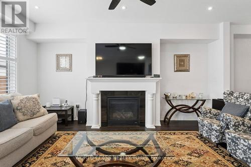 4073 Healing Street, Lincoln, ON - Indoor Photo Showing Living Room With Fireplace
