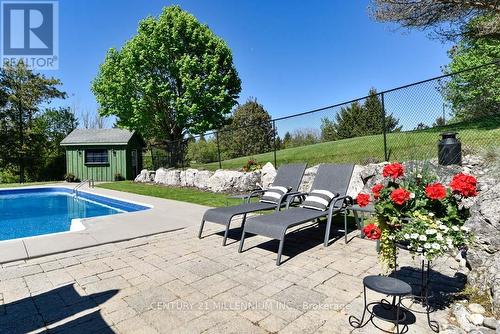753333 2Nd Line Ehs, Mono, ON - Outdoor With In Ground Pool With Deck Patio Veranda