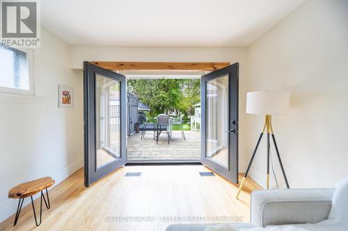 French doors to spacious back deck - 442 Victoria Street, London East (East B), ON 
