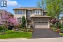 Luxury detached house with stucco, brick, beautiful landscaped yard (with virtual edited spring flower) - 16 Westridge Drive, Hamilton, ON  - Outdoor With Facade 