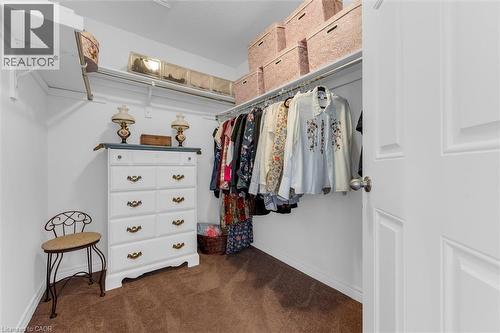 walk-in closet (9'9"" x 6'4"") - 16 Westridge Drive, Hamilton, ON - Indoor With Storage
