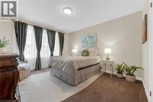 2nd bedroom, upgraded stain-resistant carpet (2019), multiple large windows - 16 Westridge Drive, Hamilton, ON - Indoor Photo Showing Bedroom