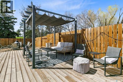 1206 Flexman Crescent N, Regina, SK - Outdoor With Deck Patio Veranda With Exterior