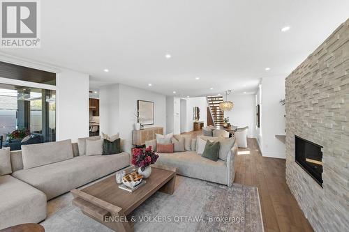 620 Rowanwood Avenue, Ottawa, ON - Indoor Photo Showing Living Room With Fireplace
