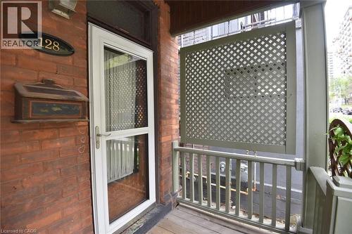 128 Hess Street S, Hamilton, ON - Outdoor With Deck Patio Veranda With Exterior