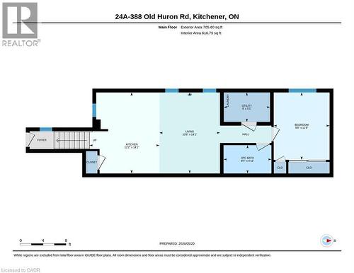Floor plan - 388 Old Huron Road Unit# 24A, Kitchener, ON - Other