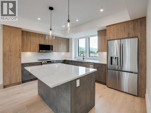 910 Lakeside Drive Unit# 208, Nelson, BC - Indoor Photo Showing Kitchen With Upgraded Kitchen