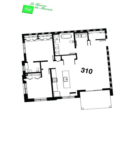 Plan (croquis) - 310-1341 Rue Du Bruant-Des-Marais, Magog, QC - Other