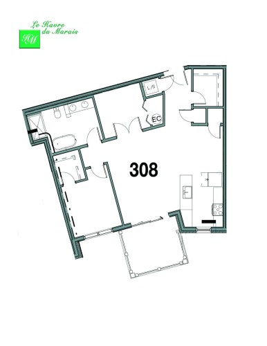 Plan (croquis) - 308-1341 Rue Du Bruant-Des-Marais, Magog, QC - Other