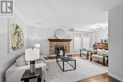 24 Juniper Crescent, Markham, ON - Indoor Photo Showing Living Room With Fireplace