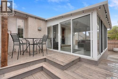 8531 Thurston Crescent, Regina, SK - Outdoor With Deck Patio Veranda With Exterior