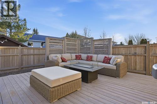 8531 Thurston Crescent, Regina, SK - Outdoor With Deck Patio Veranda With Exterior