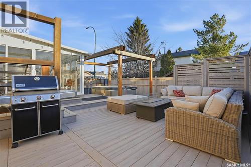 8531 Thurston Crescent, Regina, SK - Outdoor With Deck Patio Veranda With Exterior