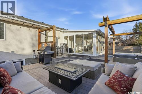 8531 Thurston Crescent, Regina, SK - Outdoor With Deck Patio Veranda