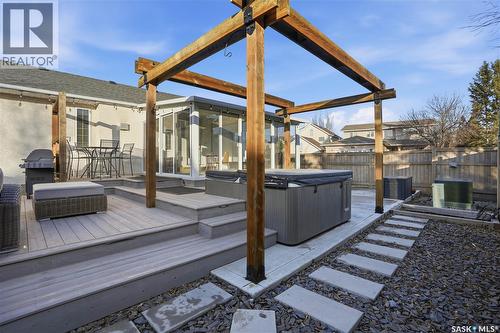 8531 Thurston Crescent, Regina, SK - Outdoor With Deck Patio Veranda