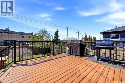 3930 Sandhill Crescent, Regina, SK - Outdoor With Deck Patio Veranda With Exterior
