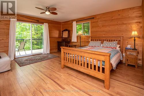Bunkie - Bedroom #5 - with walk out to deck - 294 Everett Drive, Parry Sound Remote Area (Restoule), ON - Indoor Photo Showing Bedroom