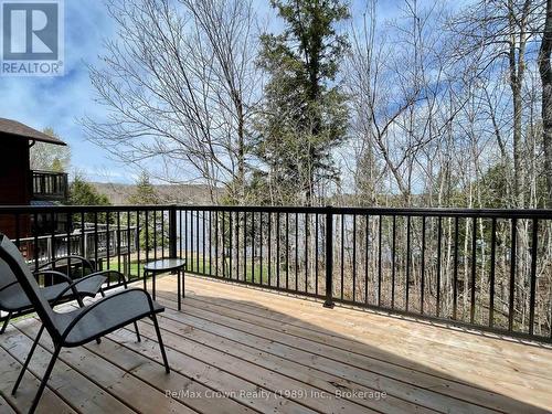 Bunkie sun deck - 294 Everett Drive, Parry Sound Remote Area (Restoule), ON - Outdoor With Balcony