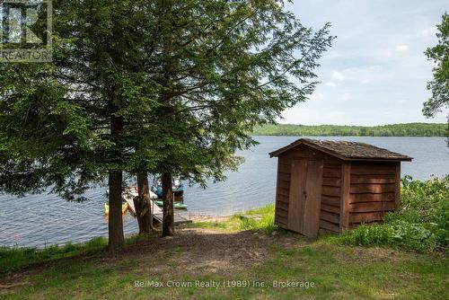 Lakeside shed - 294 Everett Drive, Parry Sound Remote Area (Restoule), ON - Outdoor With Body Of Water With View