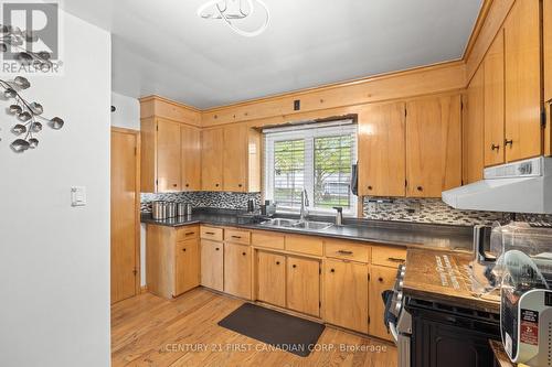 58 Centre Crescent N, London South (South D), ON - Indoor Photo Showing Kitchen With Double Sink