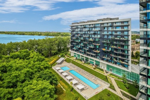 Pool - 308-900 Rue André-Prévost, Montréal (Verdun/Île-Des-Soeurs), QC - Outdoor With Balcony With View