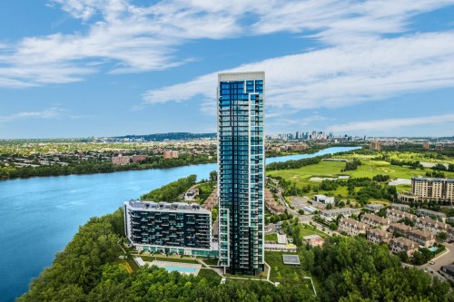 Front of Structure - 308-900 Rue André-Prévost, Montréal (Verdun/Île-Des-Soeurs), QC - Outdoor With Body Of Water With View