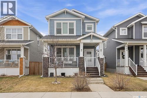 431 Eaton Lane, Saskatoon, SK - Outdoor With Deck Patio Veranda With Facade