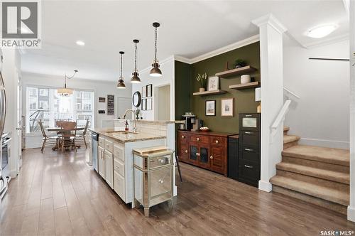 431 Eaton Lane, Saskatoon, SK - Indoor Photo Showing Kitchen With Upgraded Kitchen