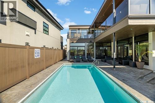 3430 Green Brook Road, Regina, SK - Outdoor With In Ground Pool With Balcony