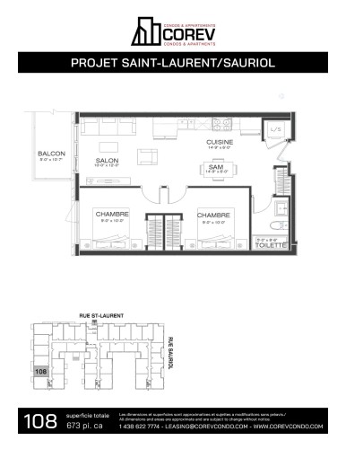 Vue d'ensemble - 108-10150 Boul. St-Laurent, Montréal (Ahuntsic-Cartierville), QC - Other