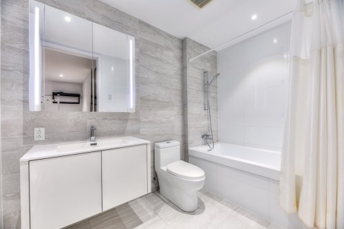 Bathroom - 808-1188 Av. Union, Montréal (Ville-Marie), QC - Indoor Photo Showing Bathroom
