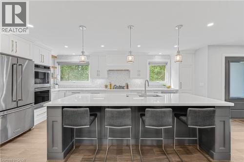 2092 Highway 6, Puslinch, ON - Indoor Photo Showing Kitchen With Upgraded Kitchen