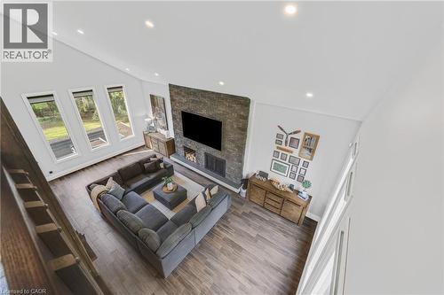2092 Highway 6, Puslinch, ON - Indoor With Fireplace