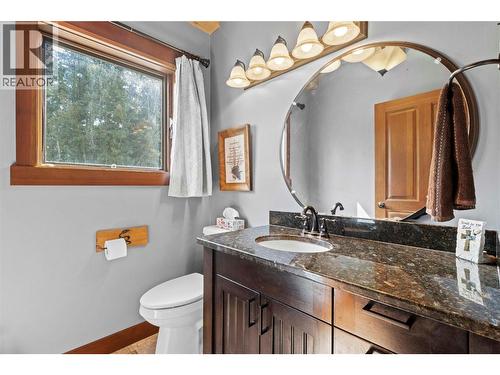 2 pc Powder Room on Main Floor - 1403 Notch Hill Road, Sorrento, BC 