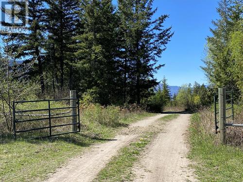 Gate to upper pastures - 1403 Notch Hill Road, Sorrento, BC 