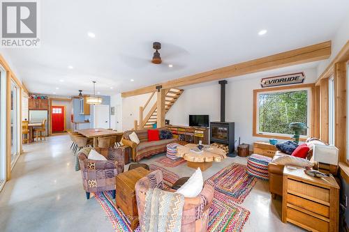 13 Labrash Lake Road, Whitestone, ON - Indoor With Fireplace