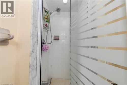 Bathroom with a stall shower - 3311 Springvale Court, Burlington, ON - Indoor Photo Showing Bathroom