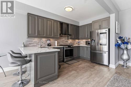 3872 Skyview Street, Mississauga, ON - Indoor Photo Showing Kitchen With Stainless Steel Kitchen With Upgraded Kitchen