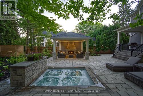 1343 Milton Avenue, Mississauga, ON - Outdoor With In Ground Pool With Deck Patio Veranda