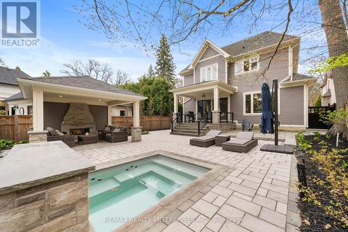 1343 Milton Avenue, Mississauga, ON - Outdoor With In Ground Pool With Deck Patio Veranda