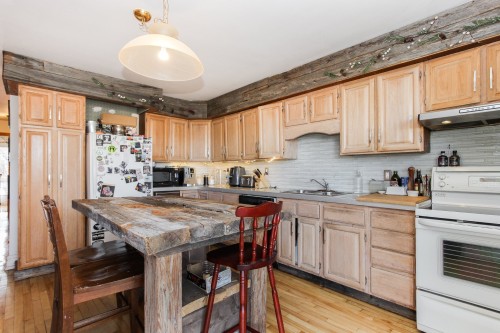 Kitchen - 2525  - 2527 Rue Moreau, Montréal (Mercier/Hochelaga-Maisonneuve), QC - Indoor Photo Showing Kitchen With Double Sink
