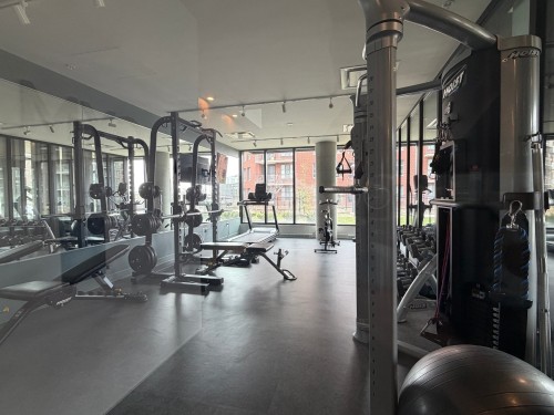 Salle d'exercice - 518-2355 Rue Des Équinoxes, Montréal (Saint-Laurent), QC - Indoor Photo Showing Gym Room
