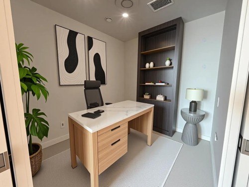 Boudoir - 518-2355 Rue Des Équinoxes, Montréal (Saint-Laurent), QC - Indoor Photo Showing Office