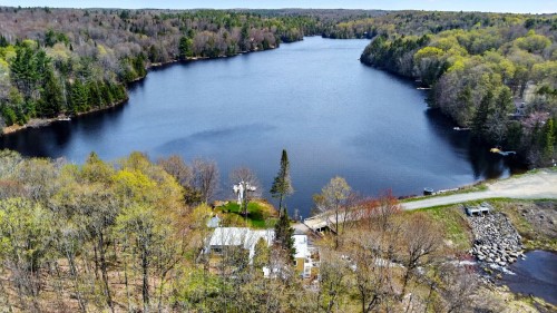 Photo aérienne - 2-70 Ch. Des Pionniers, Gore, QC - Outdoor With Body Of Water With View