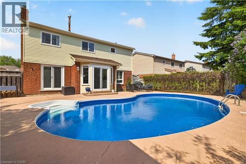108 Old Forest Crescent, Kitchener, ON - Outdoor With In Ground Pool With Backyard