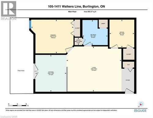 Floor plan - 1411 Walker'S Line Unit# 105, Burlington, ON - Other
